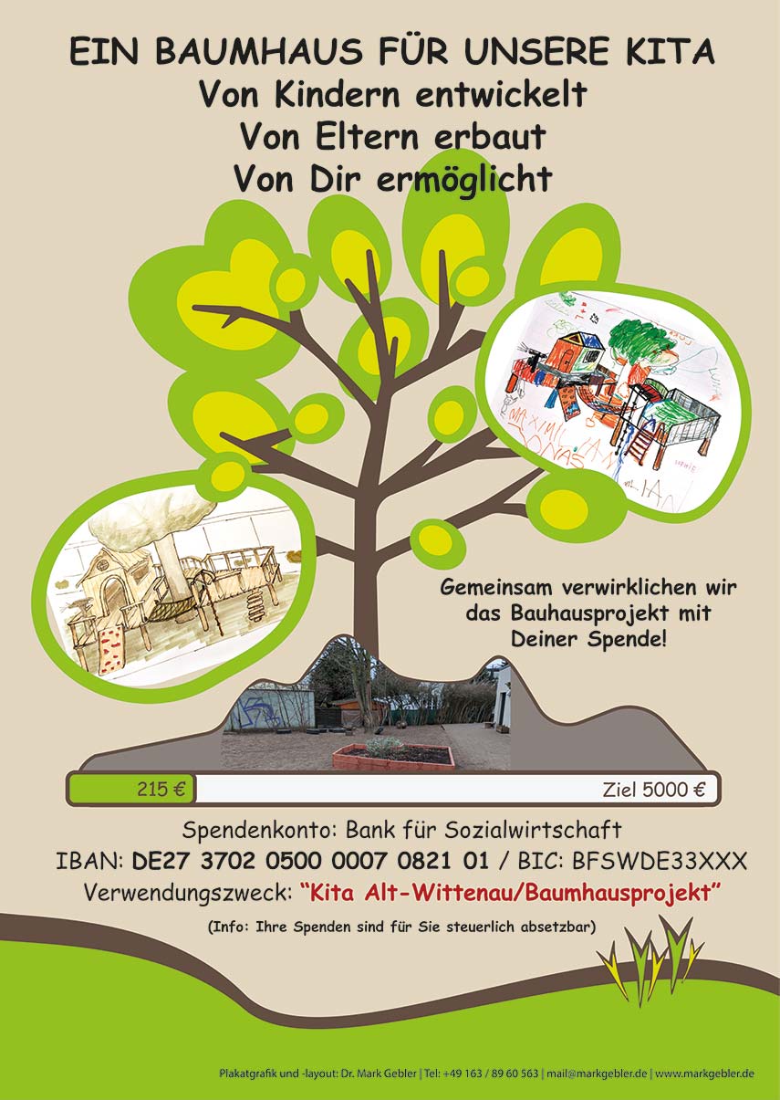 Grafik Mark Gebler Plakatgestaltung Kita Outlaw