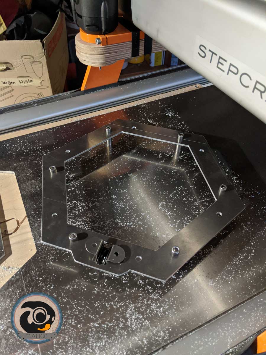 Teleskopmast für das Forschungsprojekt